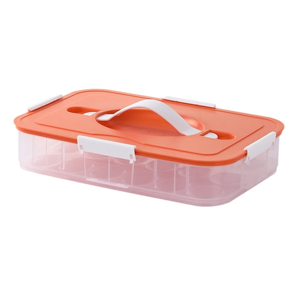 MERILER 18 Eggs Container for Refrigerator with Lids - Reusable Egg Storage to Keep Food Fresh and Organized (Clear)