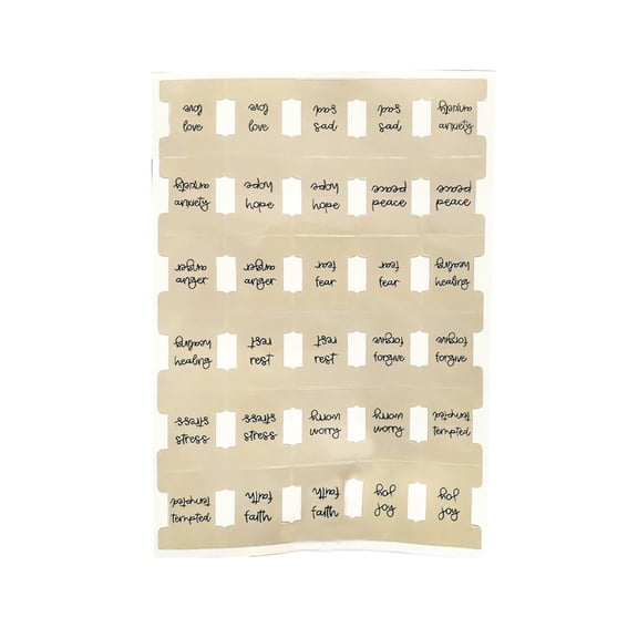 MERILER 2024 New Bible Tabs - Premium Laminated Navigation Aids for Women & Men, Ideal for Reading and Study, Thoughtful Bookmark Gift (1 Sheet Family Pack)