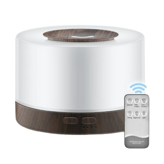 MERILER 500ml Premium Essential Oil Diffuser with Remote Control, 5-in-1 Aromatherapy Fragrant Oil Humidifier Vaporizer, Quiet Operation, Timer and Auto-Off Functions