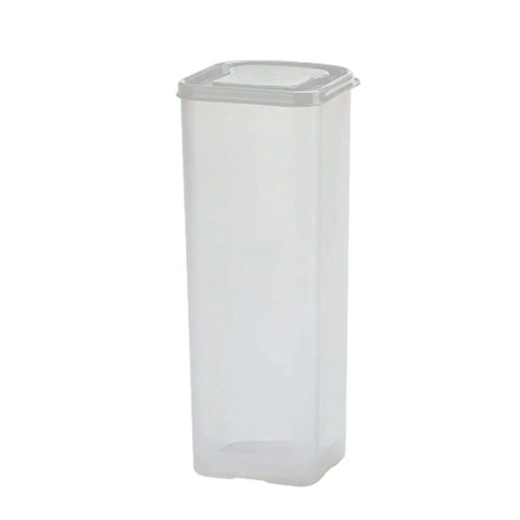 MERILER Airtight Bread Storage Container - Reusable Plastic Loaf Cake Dispenser for Fresh Bread Organization - Clear Design, White Color