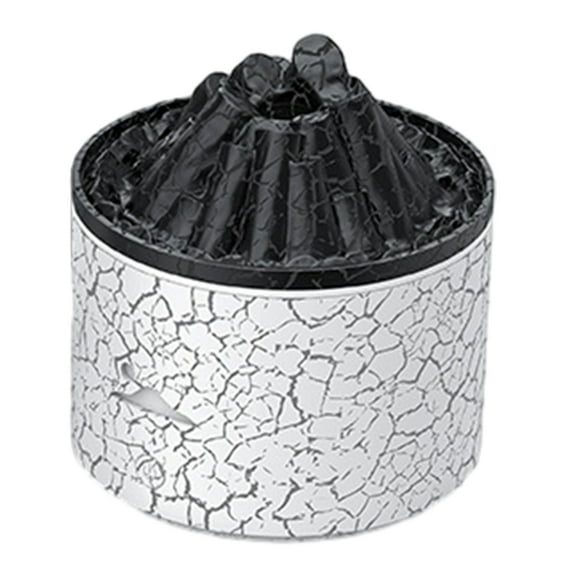 MERILER Aromatherapy Essential Oil Diffuser with Volcano Design and Flame Light Effect: 180ml Cool Mist, 2 Mist Modes, Quiet Operation, Timer, and Auto Shut-Off for Bedroom and Office Use