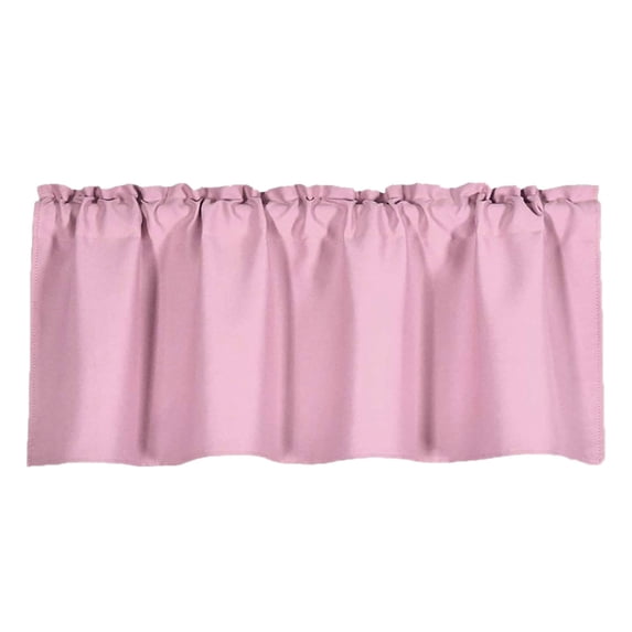 MERILER Blackout Valance Curtains for Kitchen, Living, Dining Room Windows - Light Blocking and Soft Polyester Fabric