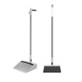 thumbnail image 1 of MERILER Brooms Indoor - 180° Rotatable Standing Storage Buckle Type Brooms and Dustpan Set with Scraping Teeth and Scraper Cleaning Suitable for Home (1x Brooms and Dusts Pans Set), 1 of 7