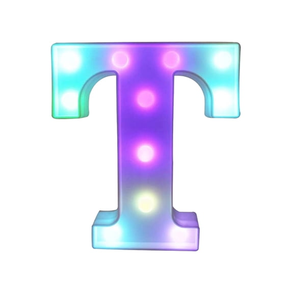 MERILER Colorful LED Marquee Letter Lights with Remote - Multicolor Party Decorations for Home and Special Occasions