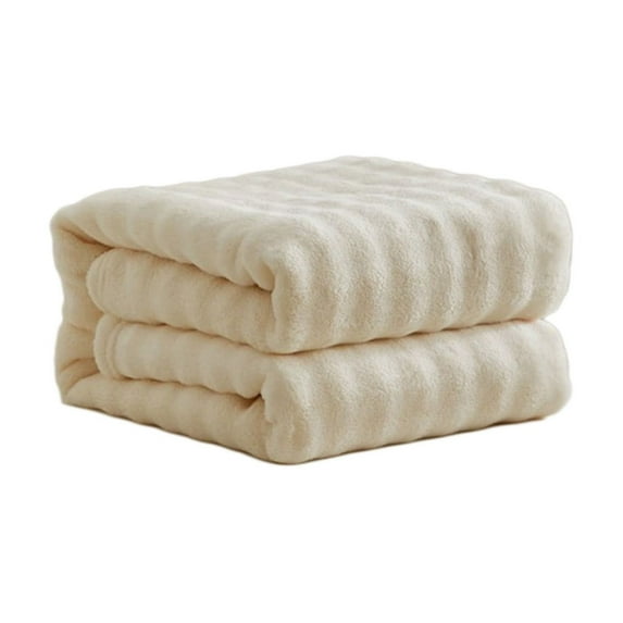 MERILER Cooling Blanket - Flannel Coral Comfort for Napping, Small & Lightweight with Elegant Design, Perfect for Summer Use