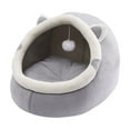 thumbnail image 1 of MERILER Cute Semi-Enclosed Puss & Dog Bed - Warm, Windproof, Easy to Clean, All-Season Comfort with High Resilience & Soundproof Design, 1 of 6