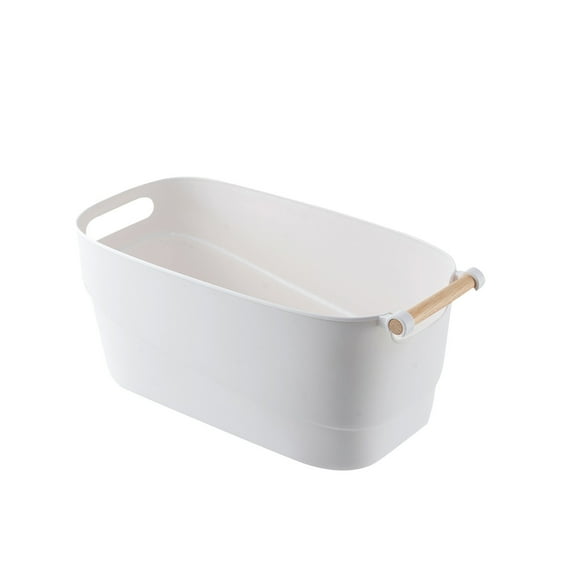 MERILER Desktop Organizer with Built-in Handles - Multipurpose Storage Bins for Kitchen, Bathroom, and Office Use - Easy to Clean Fabric Baskets