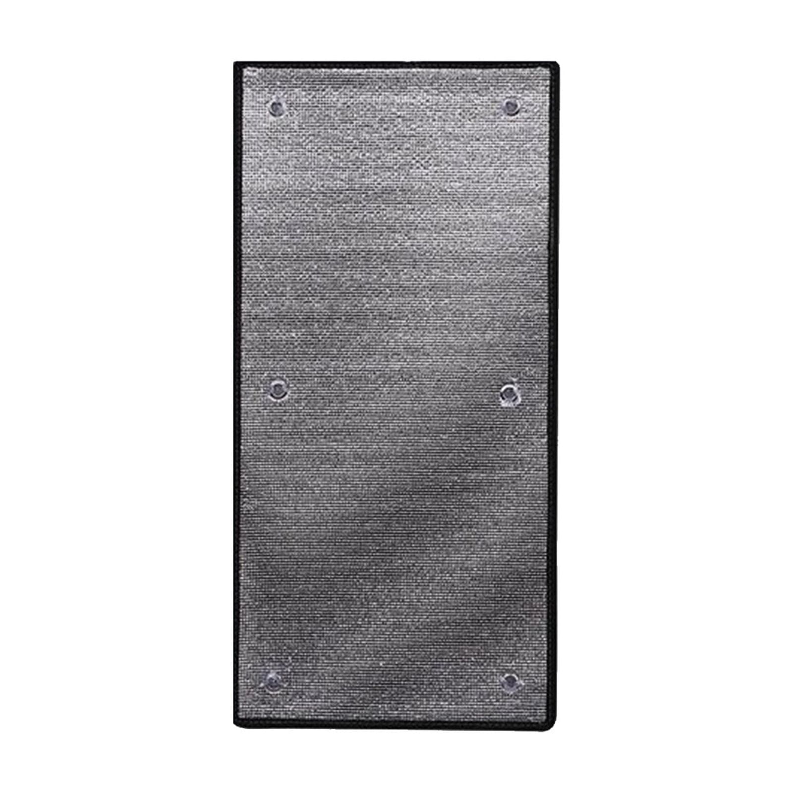 MERILER Double-sided Aluminum Foil Insulation Film - Sunroom Window Shade and Sunscreen Sticker (1x Sunscreen Film)