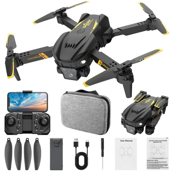 MERILER Drone with 1080P HD FPV Camera - Remote Control Toys for Boys and Girls, Altitude Hold, Headless Mode, Start Speed Adjustment, 4CH Transmission, Long Flight Time, USB Charging