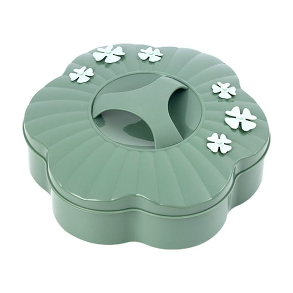 MERILER Easy to Clean Fruit and Vegetable Storage - Space-Saving 7 Compartment Design, Convenient Party Appetizer Tray for Home and Kitchen Use