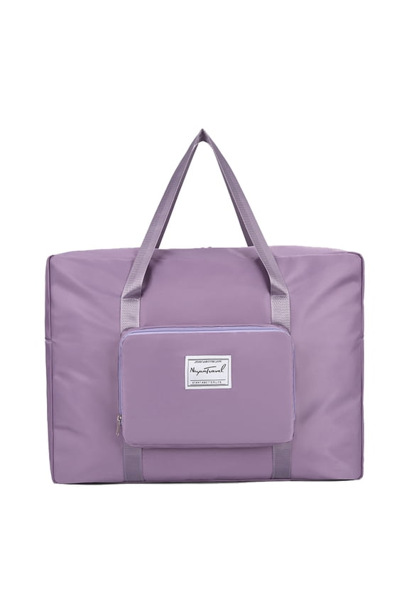 Expandable Gym Tote Bag with Trolley Sleeve and Wet Pocket, Ideal for Travel, Sports, and Overnight Use