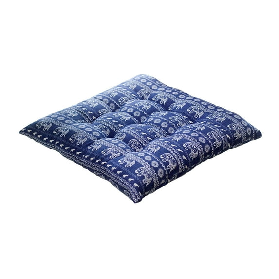 MERILER Floral Chair Mat: Thickened Upholstered Floor Mat for Kitchen, Dining, and Patio Chairs with Memory Foam Added for Comfortable Seating Experience