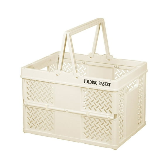 MERILER Foldable Plastic Storage Bins with Handle and Latch: Stackable, Visible Containers for Closet, Laundry, Kitchen Organization