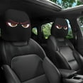 thumbnail image 1 of MERILER Funny Car Print Headrest Cover Universal Fit 10.2x11in Stretchy Mesh Fabric Protector for Vehicle Seat Headrests, Easy to Install & Clean, 1 of 4