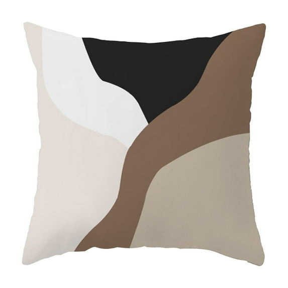 MERILER Geometric Sofa Pillow Cover: 18x18 Inch Modern Cushion Case for Living Room and Bedroom Decoration