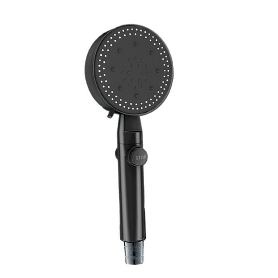MERILER High-Pressure Handheld Showerhead with 5 Spray Modes, One-Handed Operation, and Easy Installation, Ideal for Low Water Pressure Environments