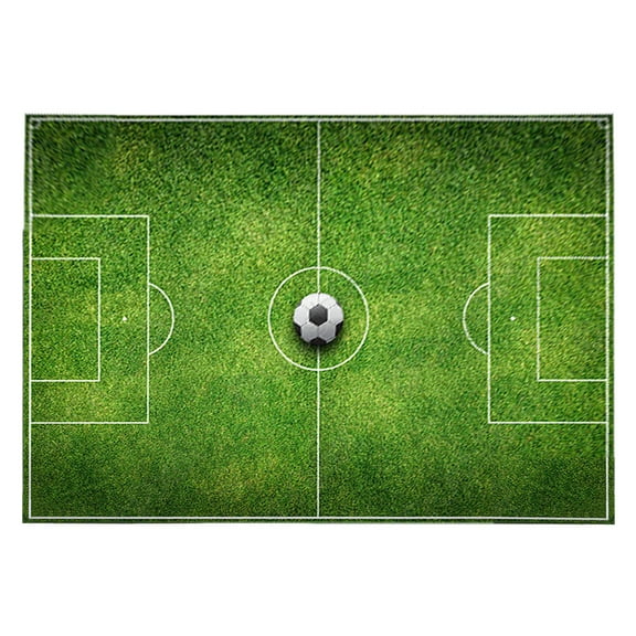 MERILER Indoor/Outdoor American Football Field Game Rug for Living Room, Bedroom, Kitchen, and Home Decoration