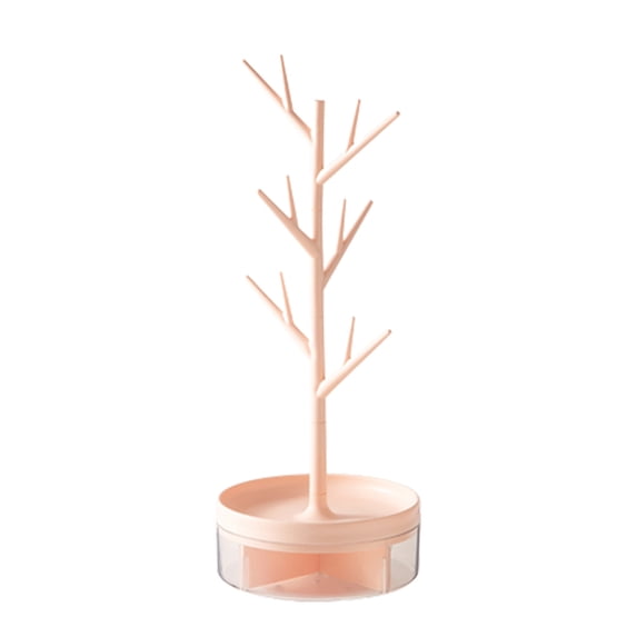 MERILER Jewelry Organizer Stand with Adjustable, Rotatable Tree Tower Rack for Earrings, Necklaces, and More