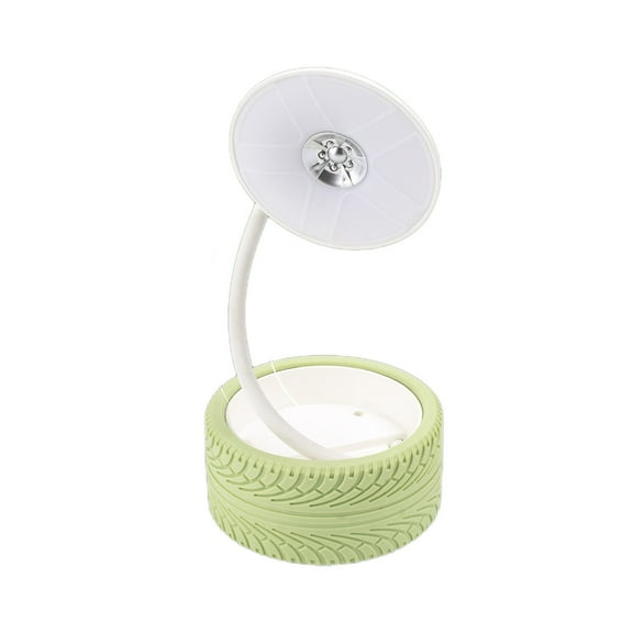 MERILER LED Desk Lamp - Foldable Rechargeable Reading Light, 3 Color Modes, Stepless Dimming, Eye Protection (1x Lamp, 1x USB Cable)