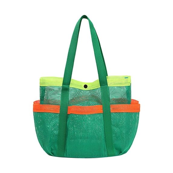 MERILER Large Beach Bag Pool Bags, Mesh Beach Tote for Toys, Towel, flip flops