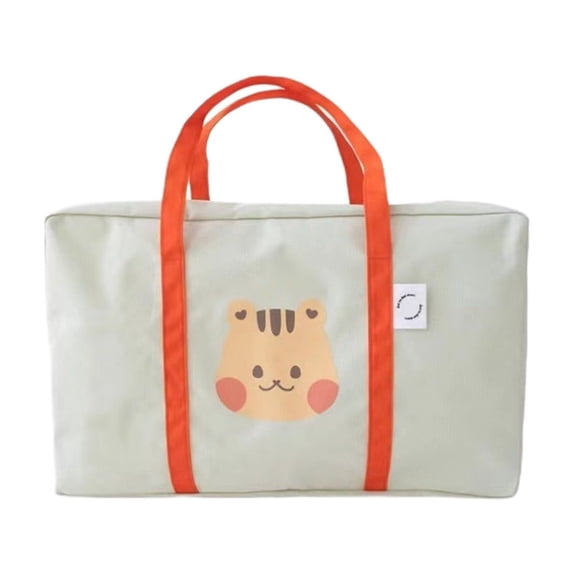 MERILER Large Capacity Kindergarten Bedding Storage Bag with Cute Cartoon Patterns - Durable, Practical Design for Nursery & Bedroom Decor, Perfect for Organized Moving and Travel
