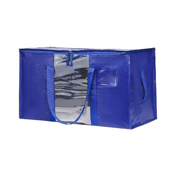 MERILER Large-Capacity PE Woven Moving Organizer: Thickened, Waterproof, and Foldable for Easy Clothing Storage