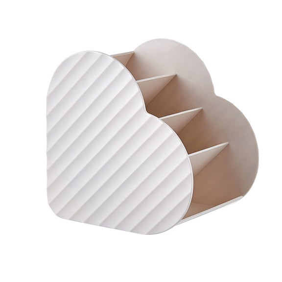 MERILER Makeup Organizer - Compact Desktop Skincare Display Case, Space-Saving Eyeshadow Palette Cosmetics Storage for Bathroom and Bedroom Vanity with Removable Dividers