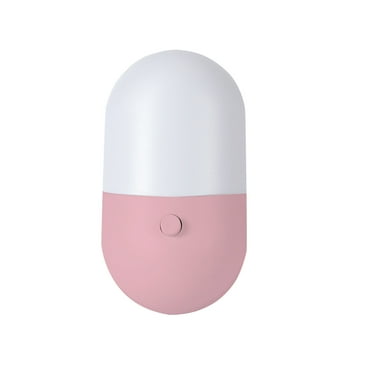 MERILER Mini LED Bulb Night Light with Warm and White Color Options, Ideal for Bedroom, Bathroom, Kitchen, and Car