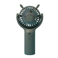thumbnail image 1 of MERILER Mini Portable Fan - Silent & Powerful Handheld Fan with Cute Design, 3-Speed Small Desk Fan with Base Lightweight Makeup USB Rechargeable Fan, 1 of 6