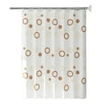 thumbnail image 1 of MERILER Modern Polyester Shower Curtain with Weighted Hem and Rings for Bathroom Decor, 1 of 7