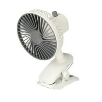 MERILER New Large Wind Fan, Clip Shaking USB Stroller Clip Fan for Desktop Dormitory (1 Pack)