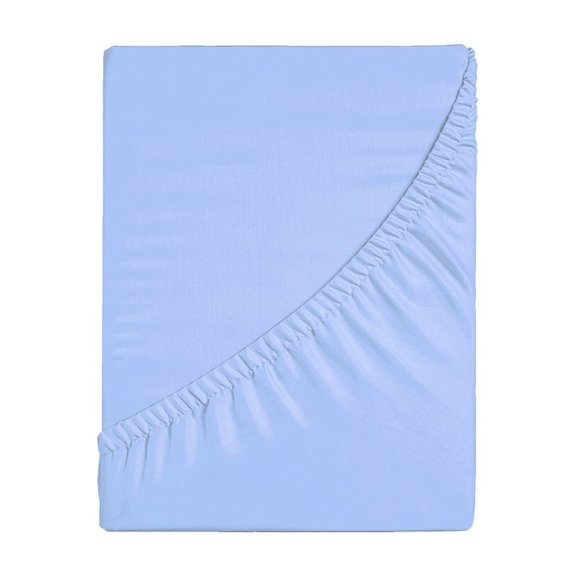 MERILER Non-Slip Double Bed Fitted Sheet: Secure All Night Mattress Cover with Ultimate Sleep Support and Easy Care