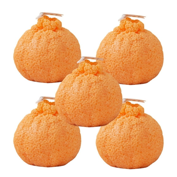 MERILER Orange Scented Soy Candle - Home Aromatherapy and Unique Birthday Gift for Women and Sisters