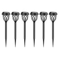 thumbnail image 1 of MERILER Outdoor Solar Lights, Landscape Spotlights, IP65 Waterproof Garden Lights for Yard, Walkway, and More (Set of 6), 1 of 7
