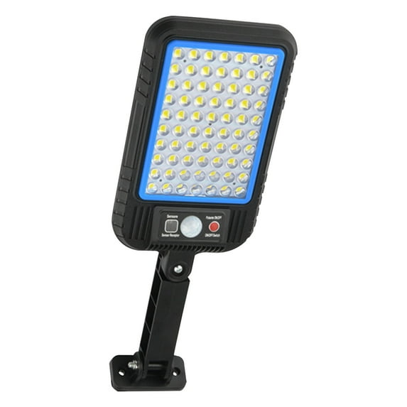 MERILER Outdoor Waterproof Solar Wall Light - LED COB Garden Light with Motion Sensor and Remote Control (1x Solar Wall Light)