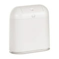 MERILER Oval PressType PopUp Lid Garbage Can 2.6 Gallon Narrow