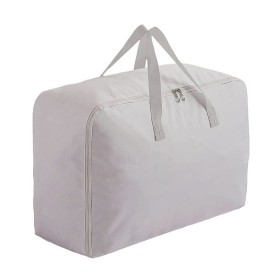 MERILER Oxford Fabric Clothing Storage Bag with Reinforced Handle and Sturdy Zipper, Ideal for Travel, Moving, and Home Organization