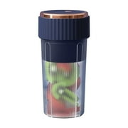 MERILER Portable Admixer - Standalone Juicer for Milkshakes, Liquidizer Maker USB Rechargeable with 6 Blades 1 Set