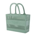 thumbnail image 1 of MERILER Portable Bathroom Storage Basket with Draining Holes and Thick Plastic Construction for Multipurpose Use, 1 of 6