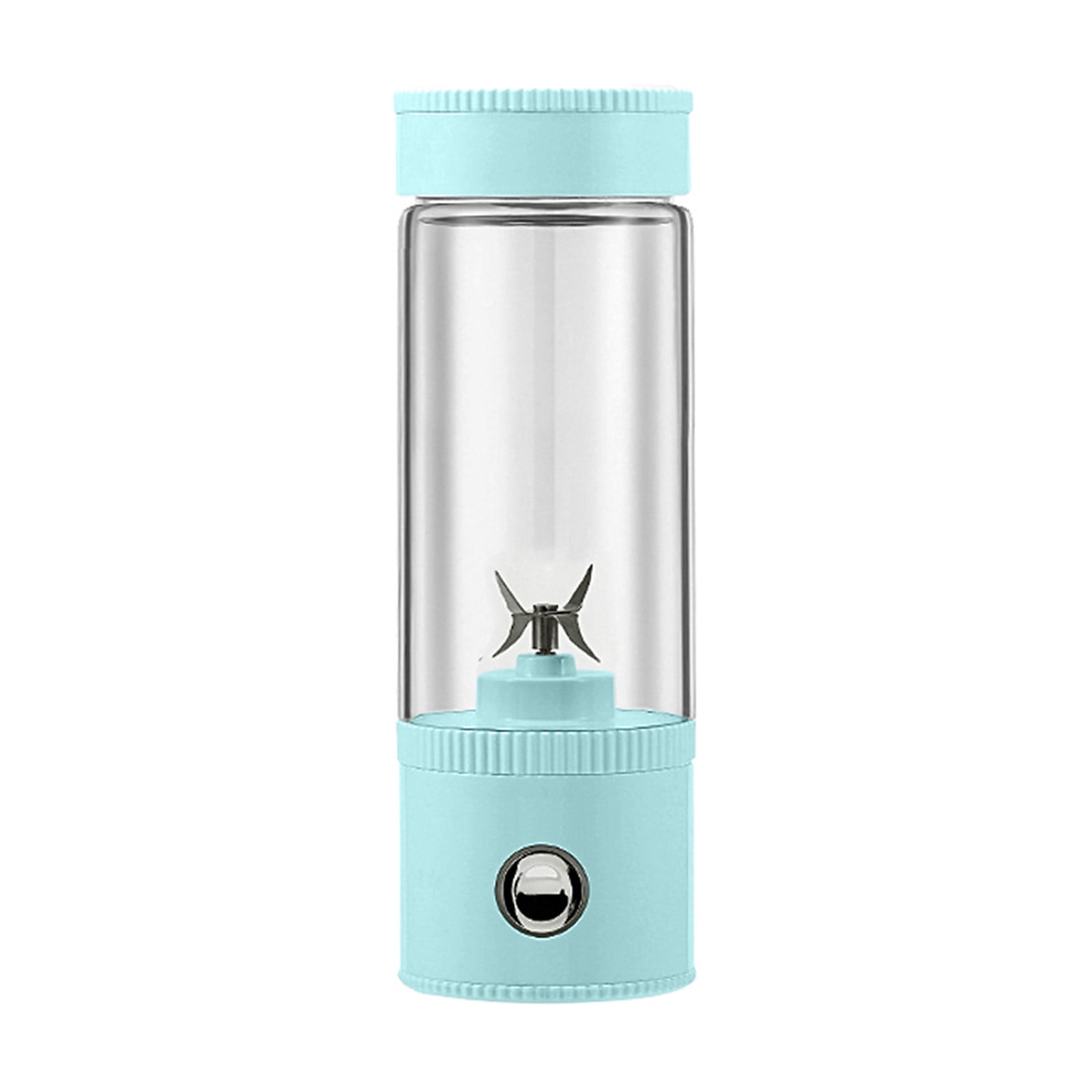 MERILER Portable Blenders, Personal Blend-er for Shakes and Fruit Juicer USB Rechargeable with 4 Blades, Handheld Blenders for Sports Travel and Outdoors (1 Pack)