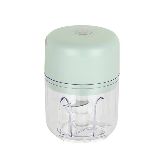 MERILER Portable Electric Mini Food Processor - USB Rechargeable, 250ML Capacity, High-Performance Motor for Garlic, Ice, Spices and More - Easy to Clean and Safe BPA-Free Material