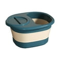thumbnail image 1 of MERILER Portable Folding Foot Bath Bucket with Insulated Lid and Massage Bumps - Ideal for Home Use, Travel, and Outdoor Activities, 1 of 6
