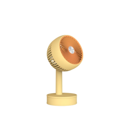 MERILER Portable USB Charging Desktop Fan - 3 Speeds, Mute Operation, and Swivel Adjustment for Home and Office Use