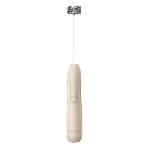 MERILER Rechargeable Milk Frother - Handheld USB-C Electric Foam Maker with Detachable Stainless Steel Whisk for Lattes, Cappuccino, and More