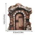 thumbnail image 1 of MERILER Resin Garden Miniature Floral Outdoor Decor: Enchanting Door for Trees, Tree Stumps, Patio, Yard, and Window (Perfect Gift for Mom and Kids), 1 of 7