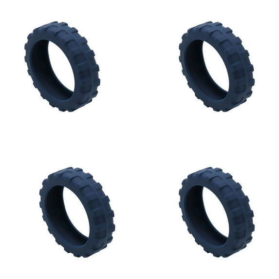 MERILER Silica Gel Suitcase Wheel Protectors: Universal, Durable, and Noise-Reducing Covers for Enhanced Travel Convenience