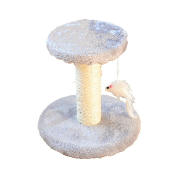 MERILER Sisal Cat Scratching Post & Climbing Frame - Multi-Level Cat Tree with Jumping Terrace and Corpuscle Board - Perfect Indoor Play Toy for Small Cats