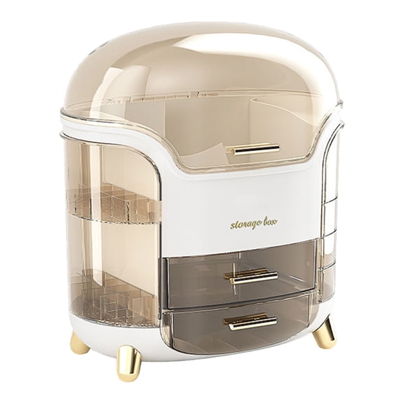 MERILER Skin Care Organizer - Large Makeup Storage with Drawers - Cosmetic Desk Display Case for Dressing Room and Bedside Table