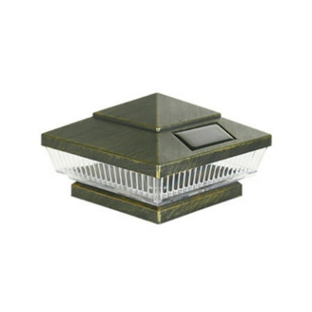 MERILER Solar-Powered Outdoor Post Cap Lights for Fence, Garden, and Patio Decoration