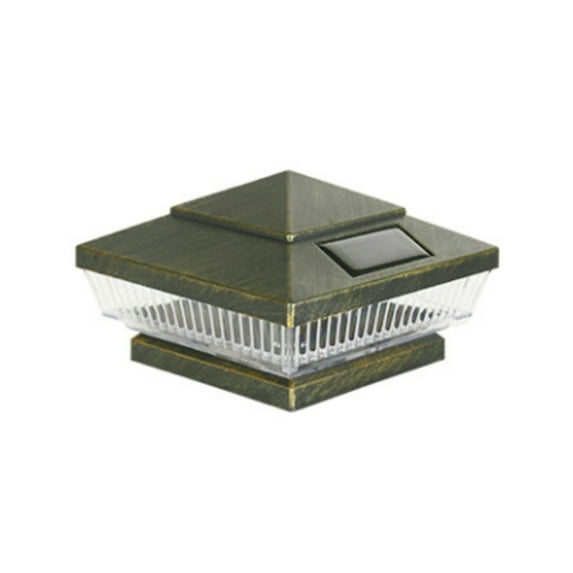 MERILER Solar-Powered Outdoor Post Cap Lights for Fence, Garden, and Patio Decoration